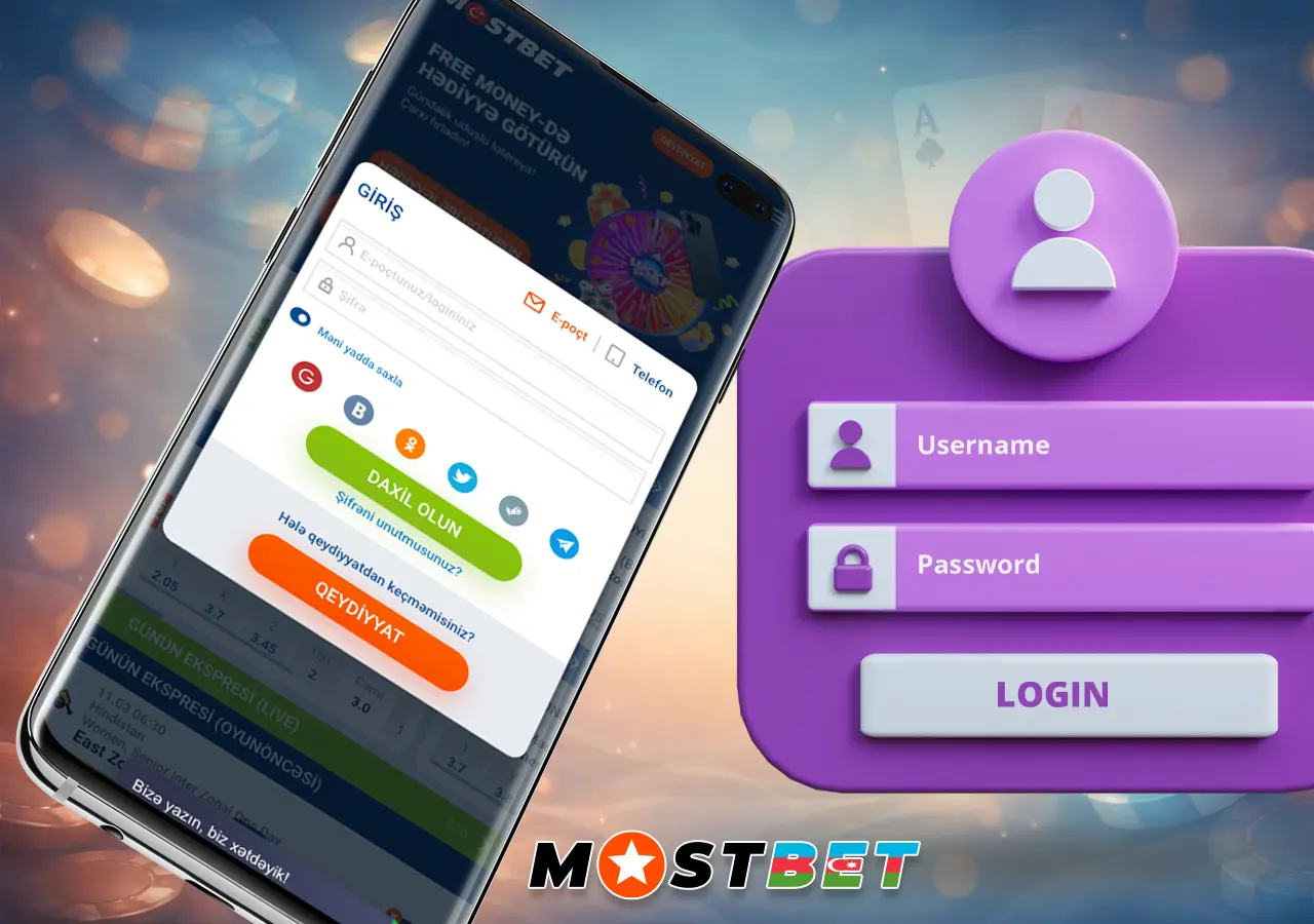 Mostbet istifadəçi hesabınıza təhlükəsiz giriş